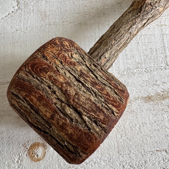 Vintage Novelty Bug Swatter - Hand Made Wooden Hammer - Picture 2 of 9